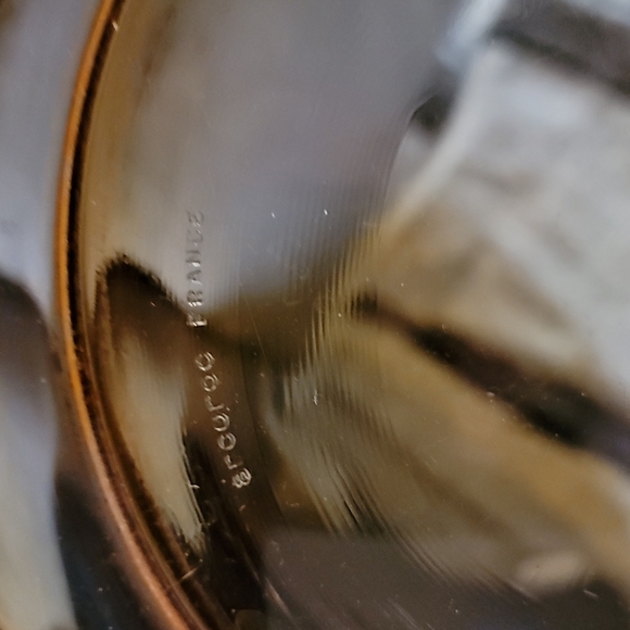 Vintage Arcoroc France Amber glass bowl - Picture 4 of 4